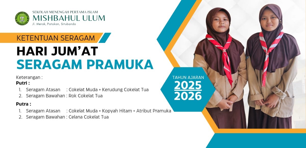 SERAGAM SMP ISLAM MISHBAHUL ULUM