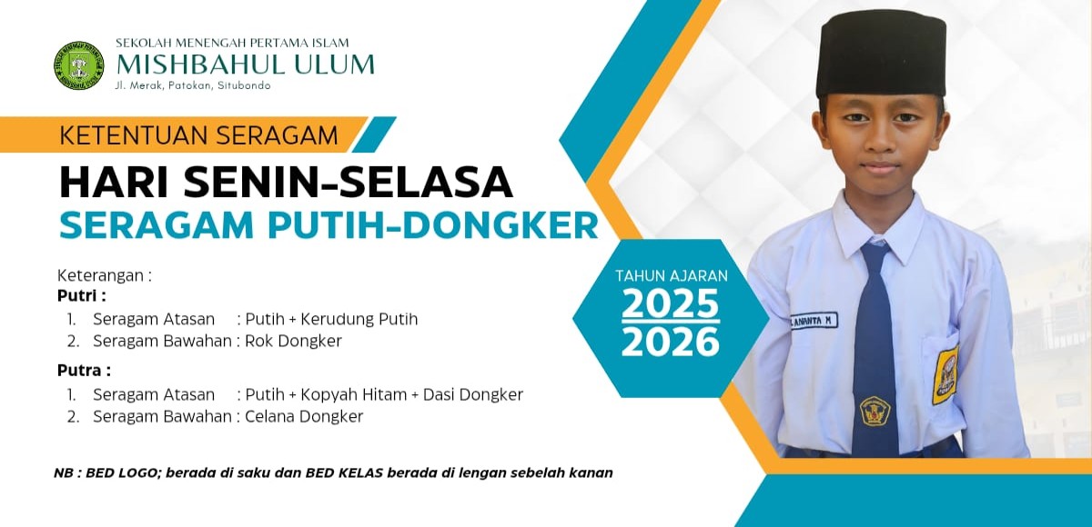 SERAGAM SMP ISLAM MISHBAHUL ULUM